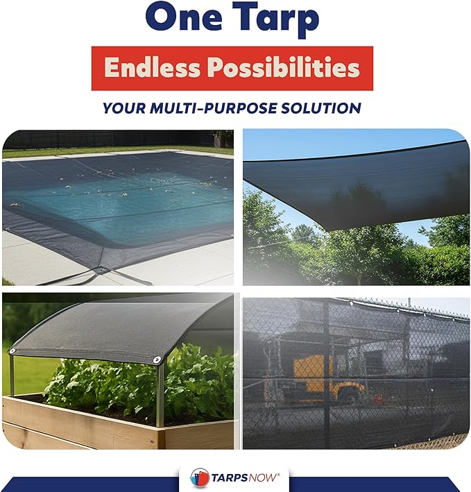 Heavy Duty Ceiling Leak Diverter Tarp with Drain Flange - Roof Water Diverter for Emergency Leaks - Water Leak Catcher with D-Rings - Effective Water Diverter - 7' x 7'
