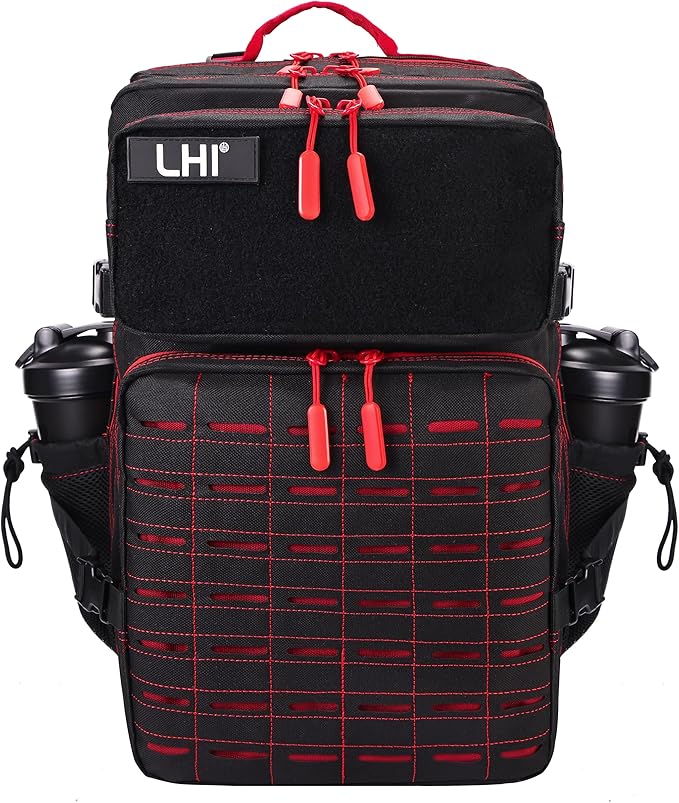 LHI Tactical Military Backpack for Men 25L/45L Large Molle Army Assault Pack 3 Day Hiking Rucksack With Bottle Holder
