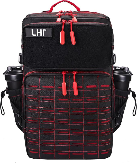 LHI Tactical Military Backpack for Men 25L/45L Large Molle Army Assault Pack 3 Day Hiking Rucksack With Bottle Holder