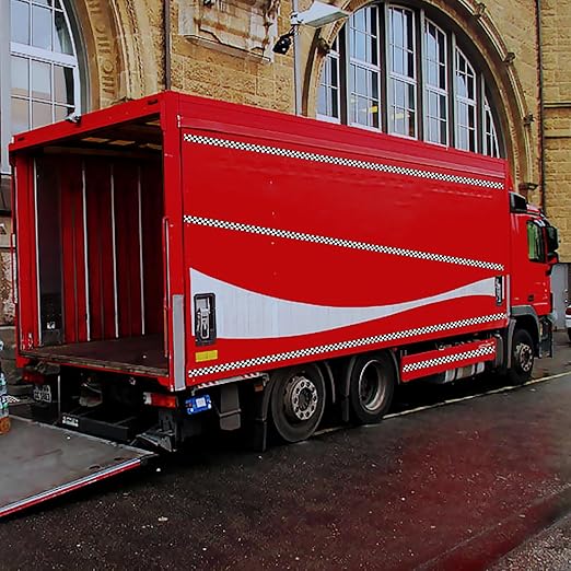 Black White Reflective Tape Outdoor Waterproof 3 inch, High Visibility Hazard Conspicuity Industrial Marking Tape (11 feet)