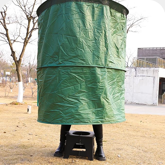 Portable Privacy Tent - Camping Toilet Shelter, Foldable Changing Room | Outdoor Bathroom Tent with Carry Bag, Large Camping Privacy Tents for Travel Beach Camp Hiking Recreation Adventure
