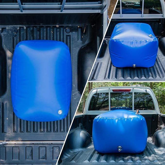 Water Storage Bladder for Drinking, TPU Water Bladder Tank, No BPA & PVC Portable Collapsible Flexible Container for RV Camping, Emergency Water Supply & Irrigation, Food-Grade Materials, 100 Gallon
