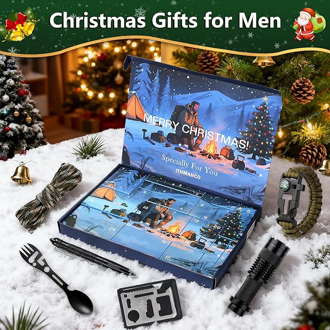 Survival Kit, Christmas Gifts For Teens, Christmas Gifts For Teen Boys, Husband, Boyfriend, Mens Gifts, Camper, Hunter, Outdoor, Camping, Hunting, Adventure