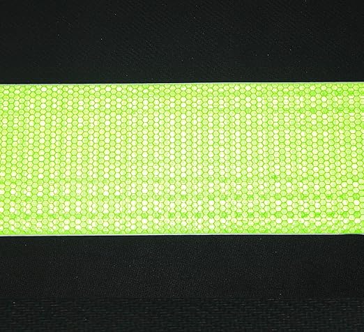 Green Reflective Tape Outdoor Waterproof 3 inch Wide, High Visibility Warning Industrial Marking Tape, Safety Stickers (68 feet,3 Rolls)