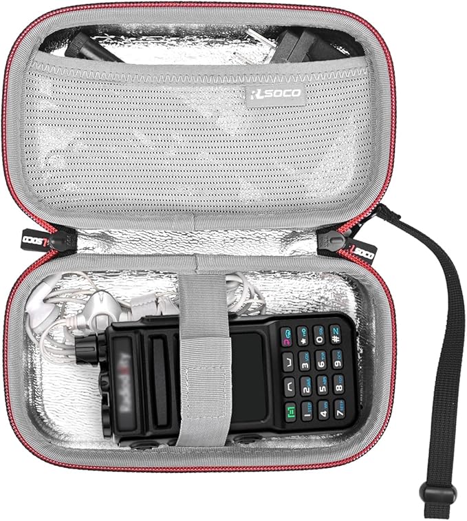 RLSOCO Hard Case for Uniden Atlantis 275/Atlantis 155/MHS75/MHS338BT Handheld Marine Radio (Case Only)