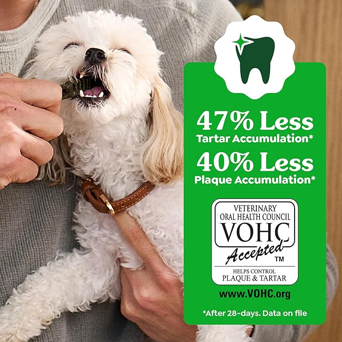 Greenies Veterinarian-Recommended Adult Natural Dental Dog Treats Petite Size, Original Flavor, 3 oz. Pack, 5 Count