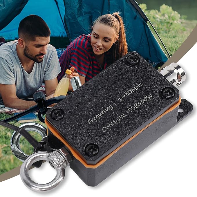 Jectse End Fed Half Antenna, Portable Broadband 130MHz HF Shortwave Antenna with Compact Bag for Amateur Radio CW SSB Communication