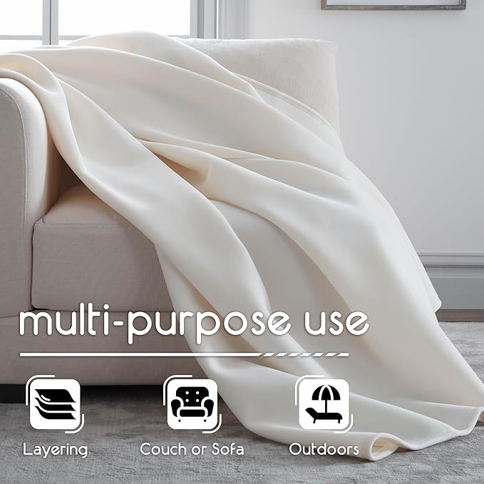 Vellux 1B05569 Orignal Twin Ivory Blanket
