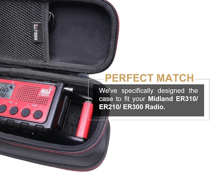 LTGEM Case Compatible with Midland ER310/ ER210/ ER300 Emergency Crank Weather Radio, Case Only