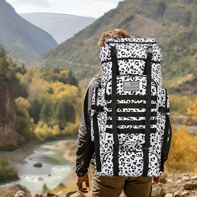 Hiking Backpack for Men 70L/100L Camping Backpack Military Rucksack Molle 3 Days Assault Pack for Climbing