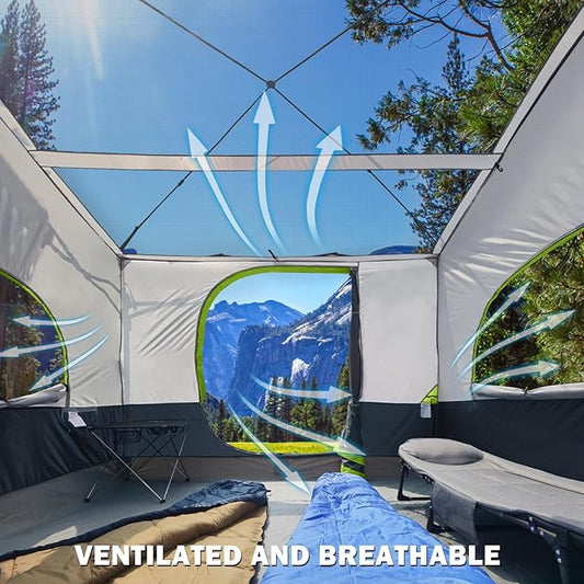 UNP Camping Canopy Tent - Inner Tent for 10' x 10' Pop Up Canopy, Simple Installation, Fully Vented Roof, Enclosed Canopy Space, Dark Blue (Frame NOT Included)