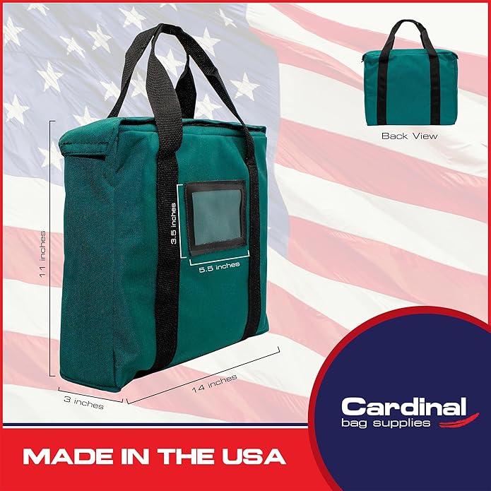 Fire Resistant and Water Repellent Briefcase Document Bag 14 x 11 x 3 Inch