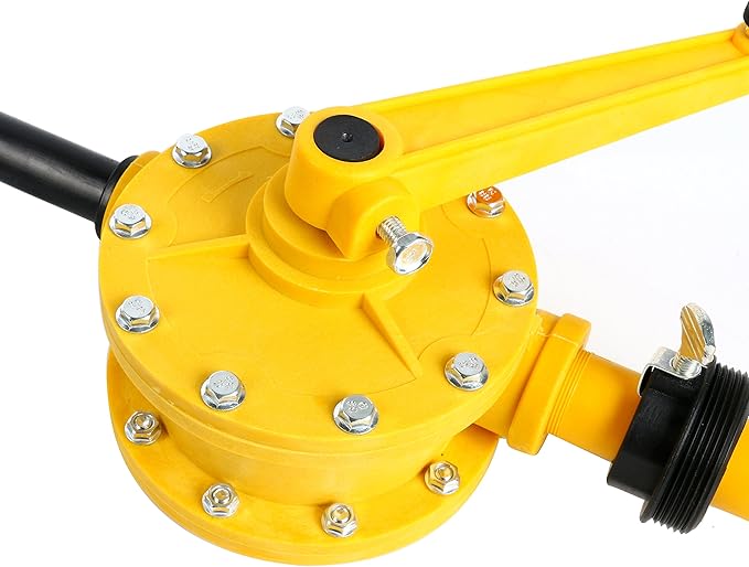 Amarine Made Barrel Pump Plastic Polypropylene Hand Rotary Transfer Drum Pump 300cc(300ml), 70 times/min