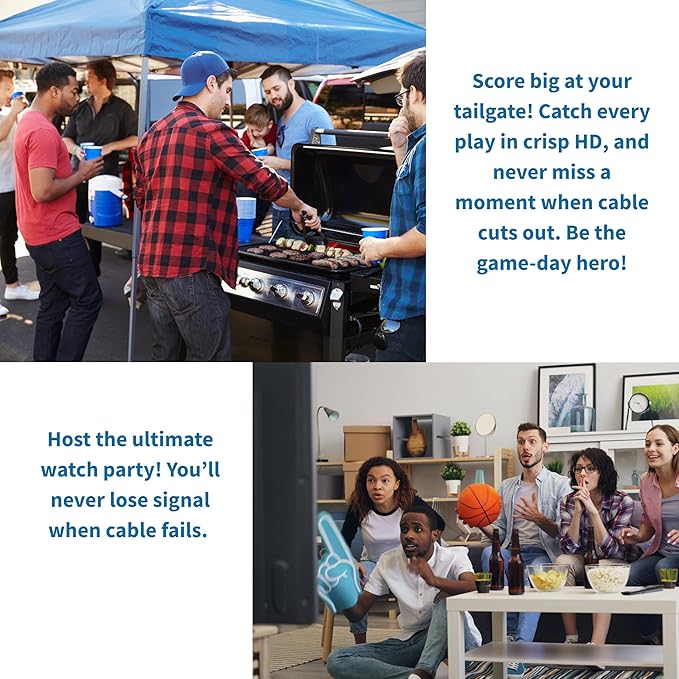 Antennas Direct Yagi Uni-Directional UHF Outdoor HDTV Antenna, 70+ Mile Range, 4K 8K UHD NEXTGEN TV – w/All-Weather Adjustable Mounting Hardware