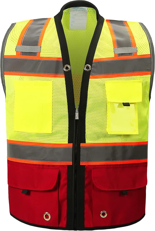 Shine Bright Safety Vest - High Visibility with Reflective Straps and Pockets – Premium, Soft, Durable, and Breathable