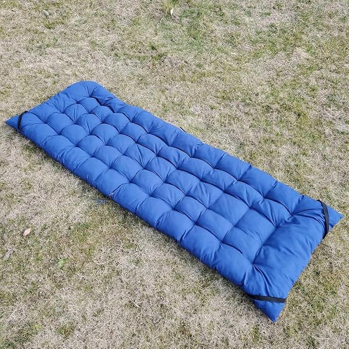Camping Cot with Mattress Comfortable and Sturdy Load up to 450LB Cots for Sleeping Camping Bed with Carry Bag Folding Cot for Home Vacation Office Outdoor Indoor