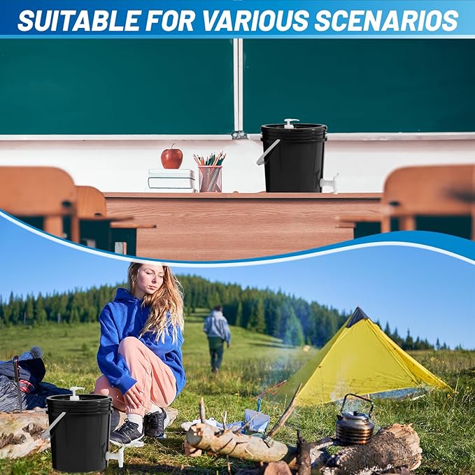 Honeydak Portable Hand Wash Station with Soap Dispenser 2.6 Gallon Portable Hand Washing Station for Sports Outdoor Events Camping Beach Travel