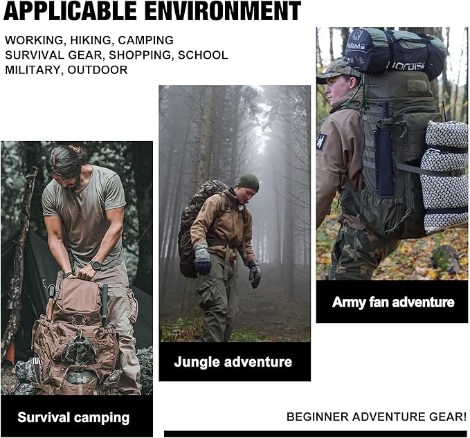 Mardingtop Small Tactical Backpack,Molle Hiking Backpack for Backpacking,Cycling and Biking,15L/25L Backpack