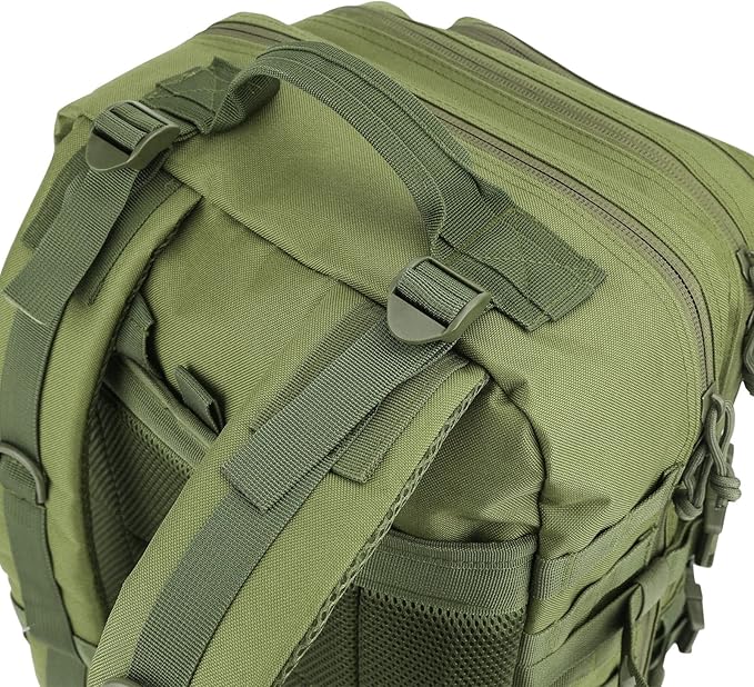 REEBOW GEAR Military Tactical Backpack Large Army 3 Day Assault Pack Molle Bag Army Green