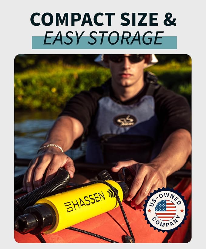 Manual Bilge Pump for Boats, Kayak Portable Hand Pumps for Water Removal - Long Hose Marine Safety Equipment Must Haves, Emergency Tool Home & Outdoors