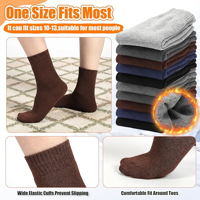 96 Pcs Emergency Blanket Thick Socks Winter Bulk Homeless Survival Care Supplies Kit for Cold Weather Outdoor Camping Hiking (Neutral)