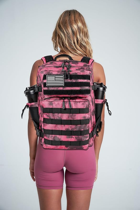 LHI Tactical Military Backpack for Men and Women 25L/35L Army Assault Pack Bag Small Rucksack with Bottle Holder