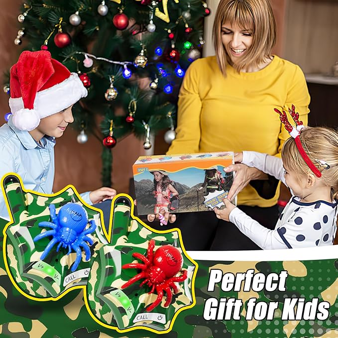 Walkie Talkies for Kids Toys for Boys Girls 3 4 5 6 7 8 9 10+ Years Old Long Range 2 Way Radio Birthday Gift for Ages 4-6 6-8 Camping Outdoor Games Toddlers Easter Christmas Stocking Stuffers