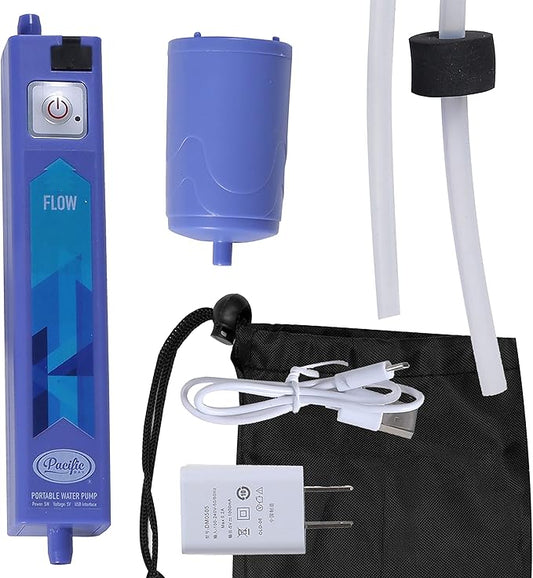 Pacific Bay Portable Automatic Pump/Water Filtration System - for Camping or Wilderness Survival - Emergency Drinking Water Survival - Indoor/Outdoor Water Filter - Must Have Hiking Supplies