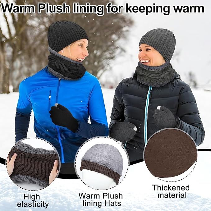 336 Pack Homeless Care Package Supplies Bulk Care Kit for Winter Beanie Gloves Sock Drawstring Bags Blankets for Women Men Gift (Gray and Navy Blue)