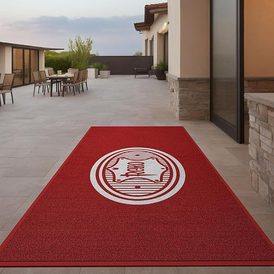 Custom Carpet Floor Entryway Area Rug Welcome Door Mat for Business Home Indoor/Outdoor Non Slip Washable Durable
