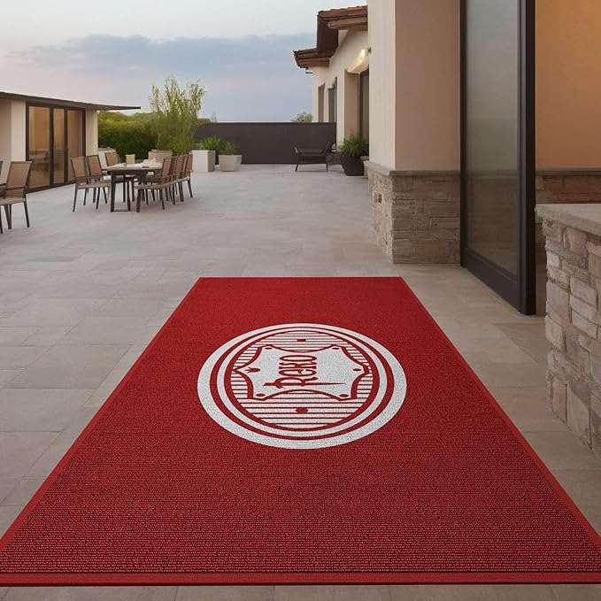 Custom Carpet Floor Entryway Area Rug Welcome Door Mat for Business Home Indoor/Outdoor Non Slip Washable Durable
