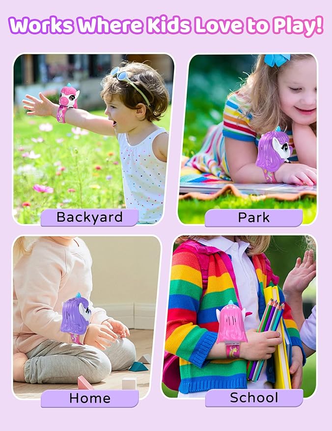 Vvinca Walkie Talkies for Kids 2 Pack, Unicorn Toys for Girls Age 3-4-5-6-7 Christmas Birthday Gifts 8 9 10 11 12 Year Old Long Range Camping Outdoor Toddler Toy Walkie-Talkie Stocking Stuffers