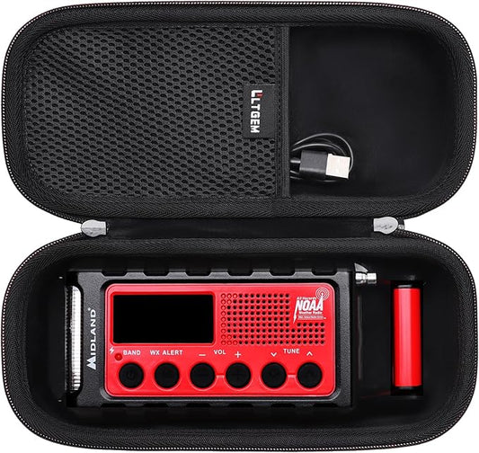 LTGEM Case Compatible with Midland ER310/ ER210/ ER300 Emergency Crank Weather Radio, Case Only