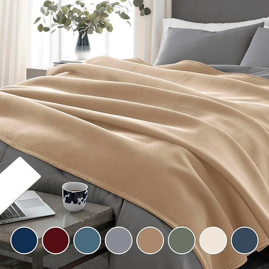 Vellux 1B05555 Orignal Full/Queen Tan Blanket