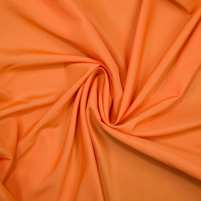 Gee Di Moda Rectangle Tablecloth - 90 x 132 Inch Orange Table Cloth for 6 Foot Tables with Floor-Length Drop - Heavy Duty Washable Fabric for Holiday Party, Dinner, Weddings & Baby Shower