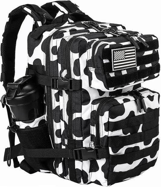 LHI Tactical Military Backpack for Men and Women 25L/35L Army Assault Pack Bag Small Rucksack with Bottle Holder