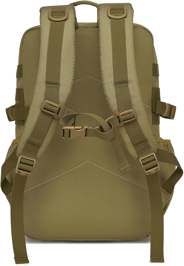 Wotony Military Tactical Backpack for Men Waterproof Daypack 3 Day Assault Pack Molle Bag with Water Bottle Holder