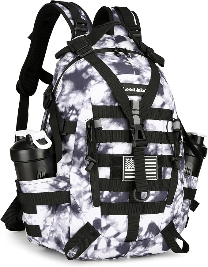25L Tactical Backpack Hiking Daypacks Outdoor Military Molle Bag EDC Rucksack Motorcycle Backpack for Camping