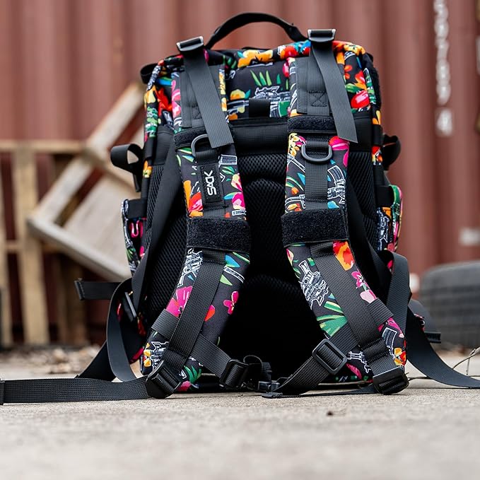 Combat Iron 25L All-Day Molle Backpack for Men & Women, Waterproof Tactical Daypack with Removable Front Pouch, Bug Out Bag for Travel, Hiking, Gym, and Everyday Carry