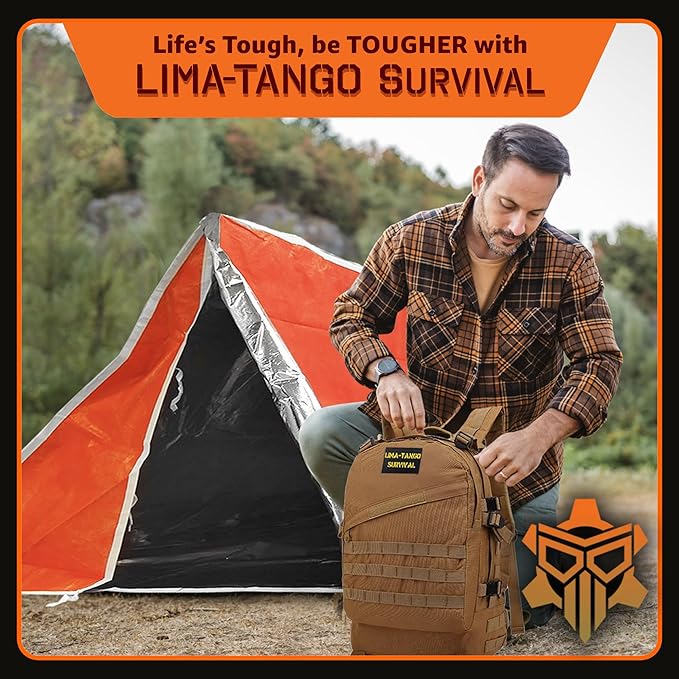 48 Hour Survival Kit - 228 Pieces Survival Gear and Supplies, 45L Go Bag Emergency Backpack, First Aid, Water Filter, Food, Tools, Tent, Camping Essentials, Emergency Preparedness - The Solo