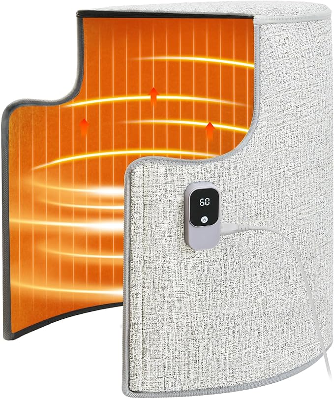 Under Desk Heater & Space Heater for Indoor Use,Leg Foot Feet Warmer For Office Home Quiet, Small Portable Personal Office Heater Accessories,Essentials Supplies For Women Men Gifts Large