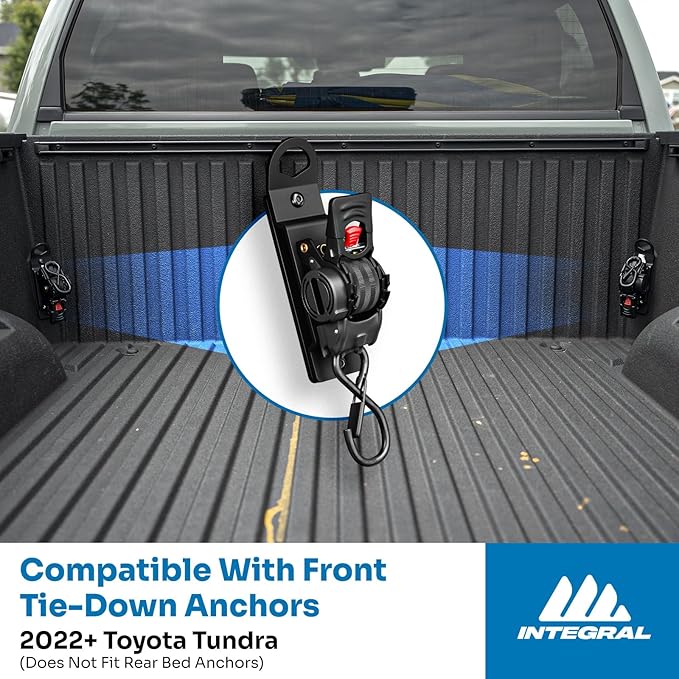 Integral Straps Compatible with Toyota Tundra (2022+) Single and Pack of Two (2) (Tundra, 2)