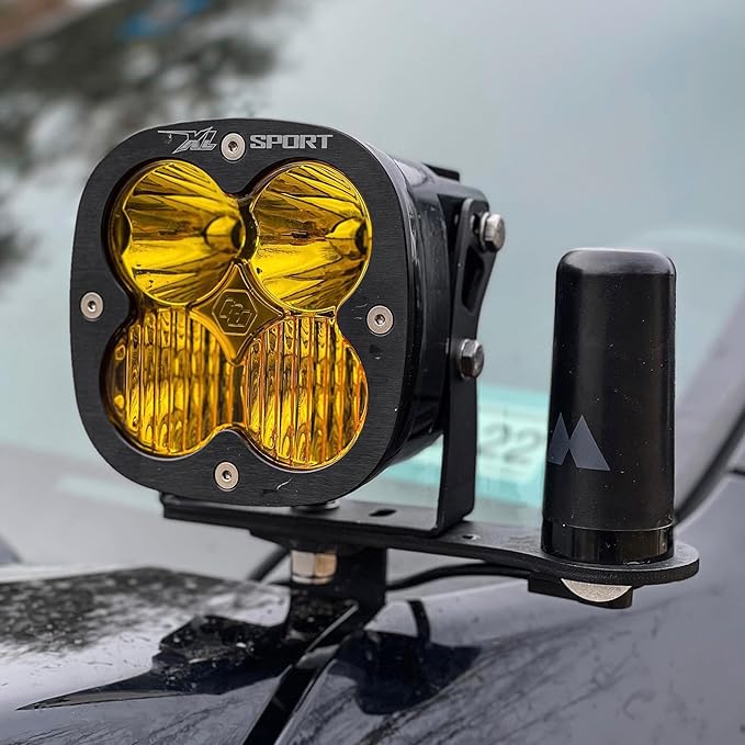 Midland MXTA25 3DB MicroMobile Compatible Gain Ghost Antenna - 3.5” Tall with 1.5” Base Diameter - Low Profile GMRS NMO Connection