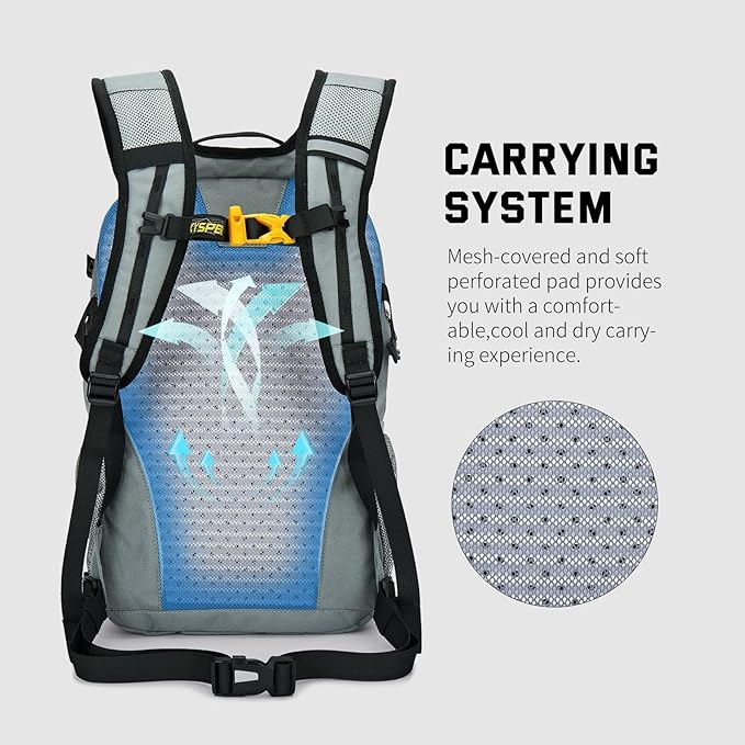 SKYSPER Small Hiking Backpack, 20L Lightweight Travel Backpacks Hiking Daypack for Women Men