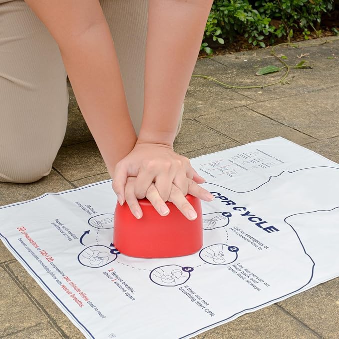 CPR Saver Training Kit，Hands Only CPR Trainer for First Aid Instructors, Nursing Students, and Medical Professionals