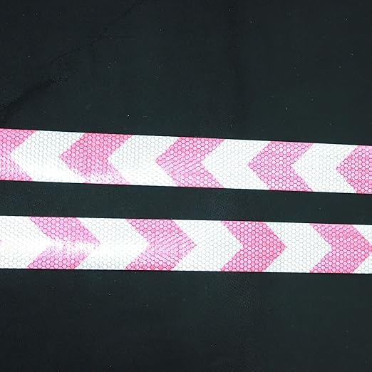 Reflective Tape Red White 2 Inch x 168 Feet, Outdoor Waterproof Warning Reflector, Night Safety Stickers for Car Bicycles