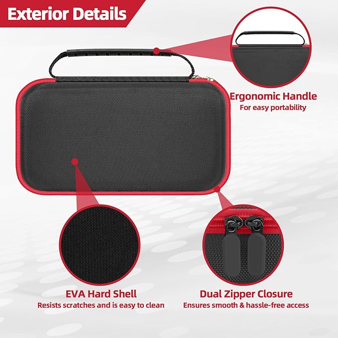 Hard EVA Protective Case for Midland ER310/ER210/ER50/ER40 Emergency Crank Weather Radio - Shockproof Travel Storage Box with Carrying Handle (Case Only)