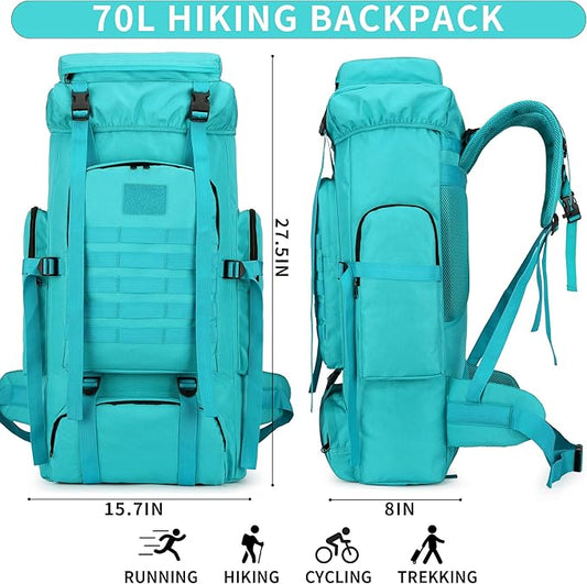 Hiking Backpack for Men 70L/100L Camping Backpack Military Rucksack Molle 3 Days Assault Pack for Climbing