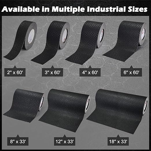 S&X Anti Slip Tape 2" x 60' Premium High Traction Non Slip Strip for Outdoor Stairs, Decks, Ramps - Waterproof & Durable