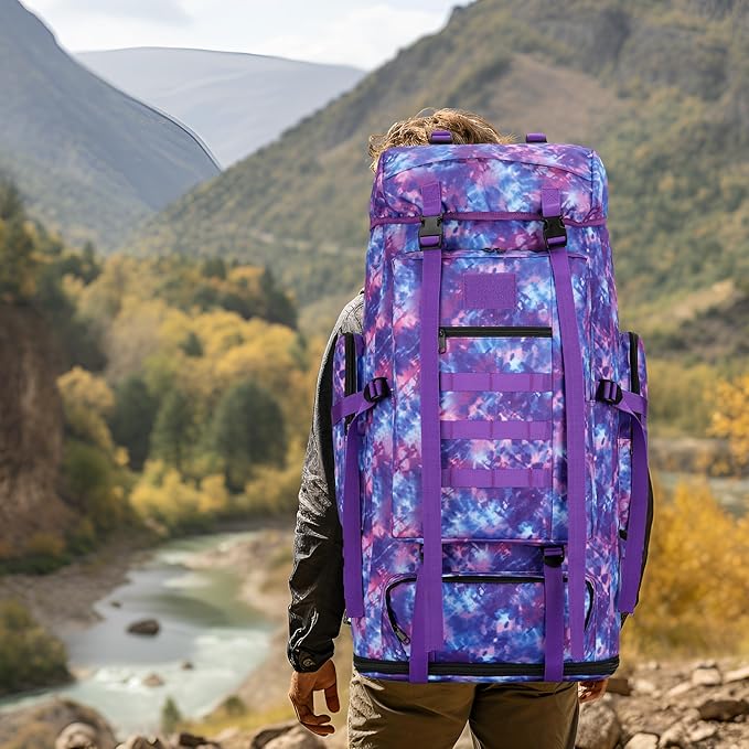 Hiking Backpack for Men 70L/100L Camping Backpack Military Rucksack Molle 3 Days Assault Pack for Climbing